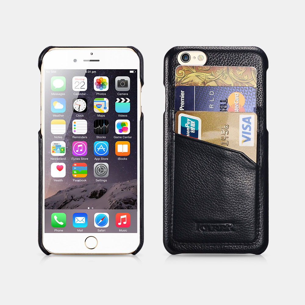 iPhone 6/6S 荔枝纹单底插卡系列