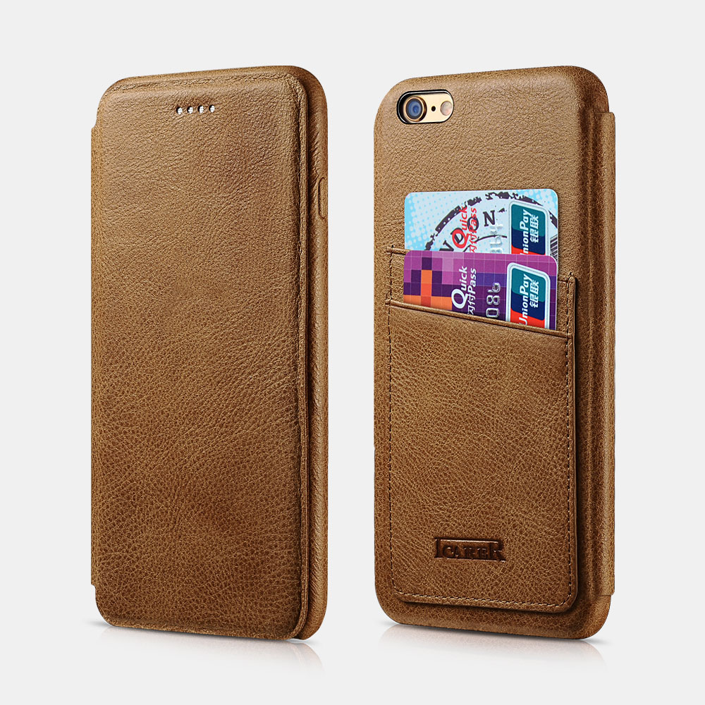 iPhone 6 Plus/6S Plus 爵士插卡真皮系列