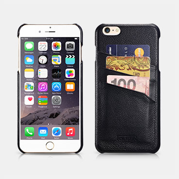 iPhone 6 Plus/6S Plus 荔枝纹单底插卡系列