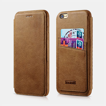 iPhone 6 Plus/6S Plus 爵士插卡真皮系列